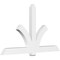 Ekena Millwork Redmond Architectural Grade PVC Gable Bracket, 84"W x 49"H x 4"D x 6"F, 14/12 Pitch GBP084X49X0406RED00 - alternate 1